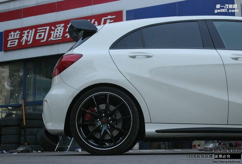 海亞：奔馳A45 AMG 改裝 RAYS G25 19寸鍛造輪轂