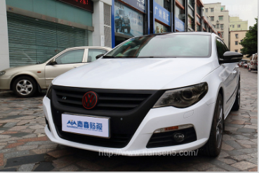 大眾CC車身改色小珠光珍珠白