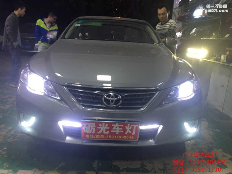 【廣州礪光車燈】 豐田銳志12款大燈改氙氣透鏡-案例分享