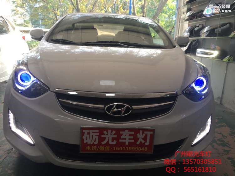 【廣州礪光車燈】 現(xiàn)代朗動(dòng)大燈升級(jí)小糸Q5-案例分享