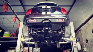 底盤裝甲實操案例-北京MINI改裝案例