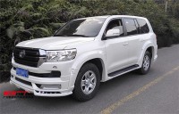 2016最新款蘭德酷路澤改裝WALD寬體大包圍 pp前唇包角后杠 LED燈輪眉