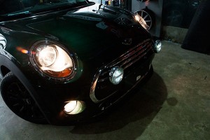北京MINI汽车改装加装案例-加装拉力灯，内饰改色！