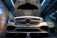 奔馳C63AMG 新車必備頂級透明保護膜（深圳廣州佛山車身改色貼膜）