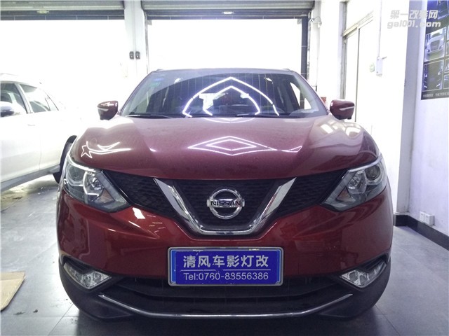 【清風(fēng)車影燈改】東風(fēng)日產(chǎn)新逍客升級(jí) 海拉五透鏡升級(jí) 氙氣燈改裝 中山車燈升級(jí)