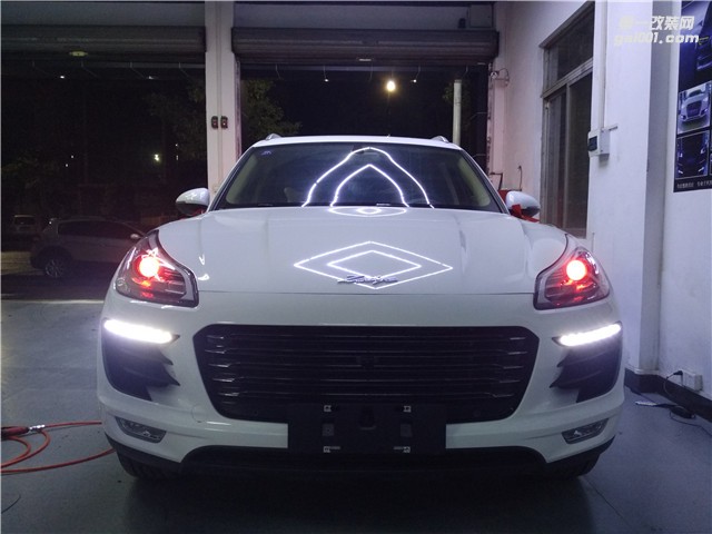 中山眾泰車燈升級 SR9升級海拉五透鏡 炫酷惡魔眼改裝 清風(fēng)車影燈改