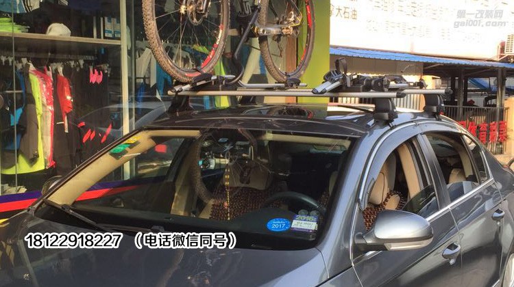 09款國(guó)產(chǎn)邁騰拓樂(lè)車(chē)頂行李架及單車(chē)架安裝效果圖