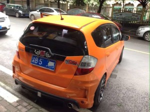 本田飛度GE8改輪轂排氣