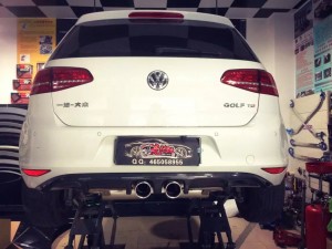 大眾高爾夫7改閥門排氣