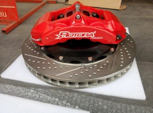 成都奧迪S5改裝ROTORA剎車套件