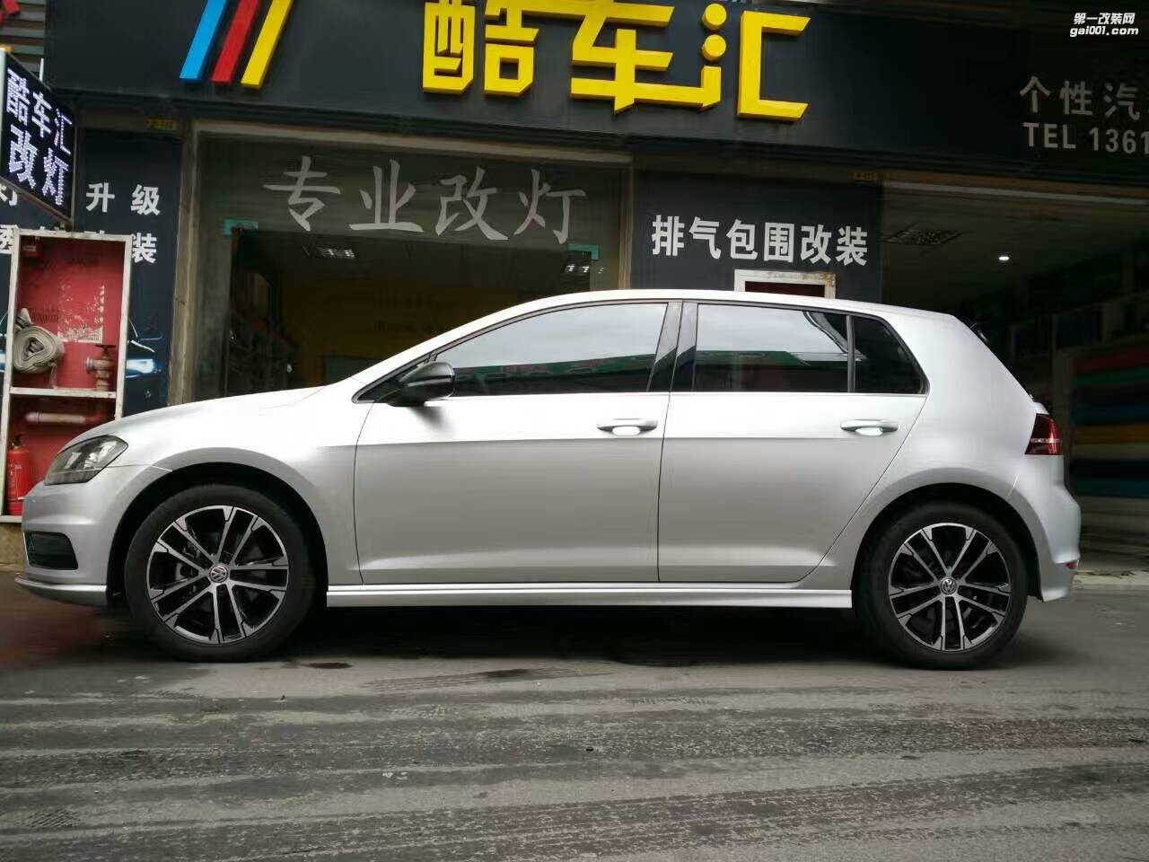 高爾夫7全車電鍍亞光銀