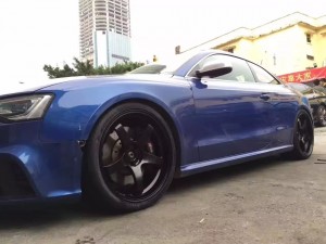 奧迪，換 橫濱 GT  20寸  完工！