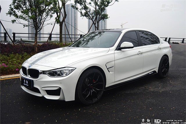 寶馬328改裝AN包圍，19寸輪轂輪胎--長沙專業(yè)寶馬改裝