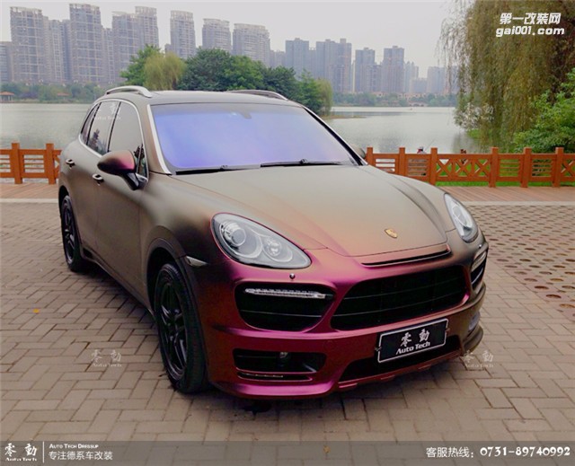保時(shí)捷卡宴改裝IPE排氣 Hamann包圍， Racechip外掛加電子油門