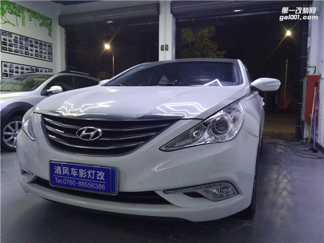 中山索納塔改大燈 現(xiàn)代索納塔八升級海拉五雙光透鏡 專業(yè)燈光升級【清風(fēng)車影燈改】