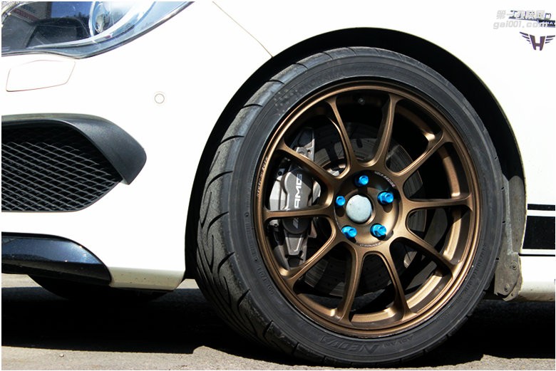 海亞：奔馳 CLA45 AMG   RAYS ZE40 BR古銅 陽(yáng)極氧化 橫濱AD08R