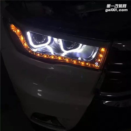 濰坊漢拉達(dá)改車燈升級四透鏡