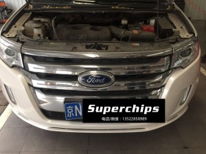 2013年進口福特銳界EDGE 2.0T直刷ECU動力升級，Superchips調校程序
