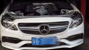 深圳奔馳AMG C63刷ECU提升動力 太猛了