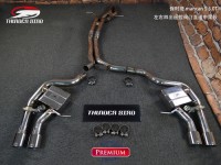 保時捷 mancan S 3.0T改裝澳洲雷鳥四出閥門中尾段排氣管