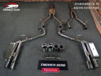 澳洲雷鳥排氣 2016款凱迪拉克CT6 28T 直通消音左右四出中尾段