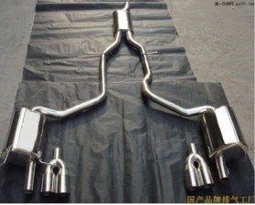 奔馳C180 C200 C300汽車改裝排氣管 M鼓 改裝跑車音排氣管