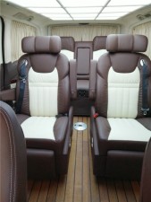 西安商務(wù)車內(nèi)飾改裝/杰歌房車之奔馳唯雅諾改裝、航空座椅改裝V260內(nèi)飾改裝