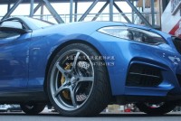 寶馬M235改裝布雷博bremboGT6鮑魚剎車.RAYS G50輪轂