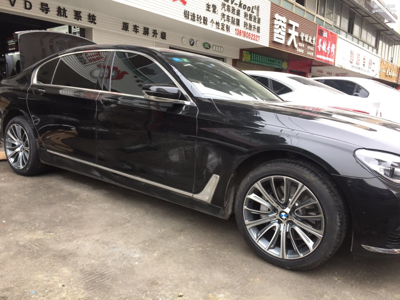 成都紅駱駝 寶馬新7系提車升級改裝輪轂19寸730 740 750 760 鍛造輪轂輪胎