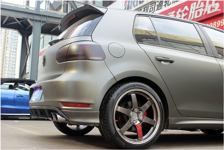 海亞：高爾夫6GTI 經(jīng)典配搭 RAYS TE37SL 紅標(biāo) 18寸鍛造輪轂
