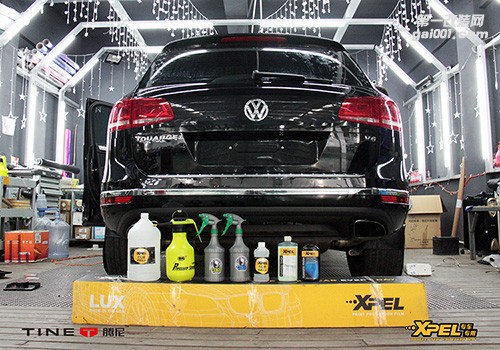 大眾途銳全車XPEL透明保護(hù)膜施工完成