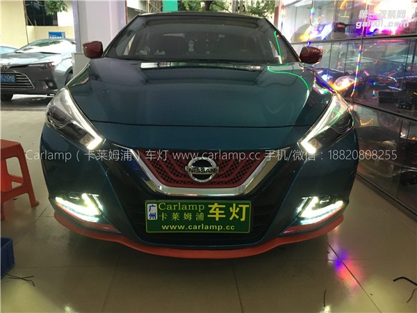 廣州【卡萊姆浦車燈】日產(chǎn)藍鳥：卡萊姆浦海拉5雙光透鏡高亮氙氣大燈