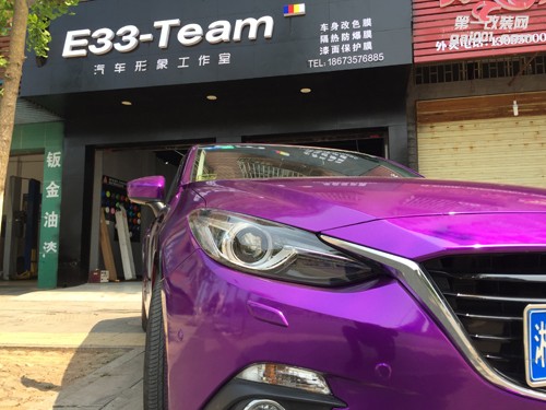 馬自達昂科塞拉全車改色極光紫