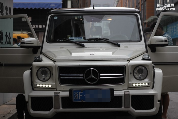 奔馳G63改裝原裝胎壓 原裝編程！【杭州勇搏改燈】