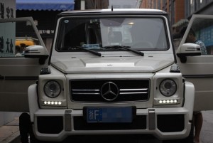 奔馳G63改裝原裝胎壓 原裝編程！【杭州勇搏改燈】