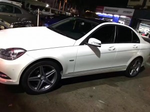 奔馳，換 原裝 18寸 AMG 完工！