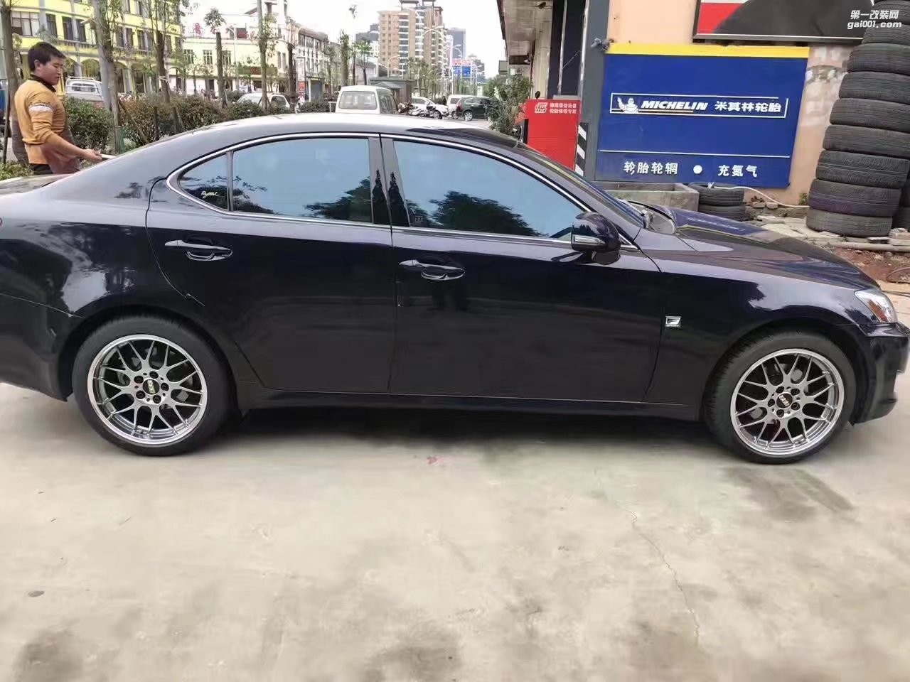感謝昆明老友回圖   日本 BBS  RGR 18寸 上車。