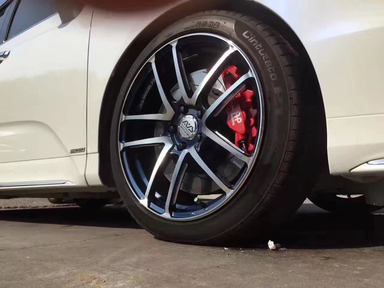 奧德賽 ，裝 ADVAN  F50 19寸，完工！