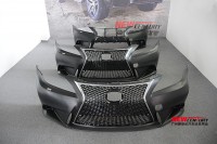 老款雷克薩斯is250 350改裝新款前杠 pp注塑IS F SPORT中網(wǎng)大包圍