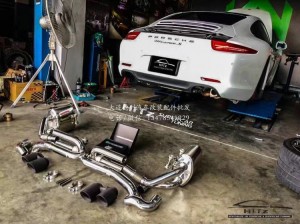 保時捷911改裝升級Armytrix 中尾段排氣
