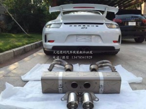 保時捷991GT3改裝AK天蝎排氣