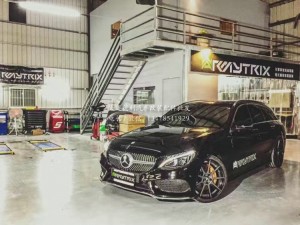 奔馳C級W205 C250改裝Armytrix排氣加KN進(jìn)氣