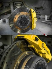 奔馳G55布雷博 BREMBO套裝換HAWK剎車皮