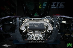 蘭博基尼LP720-4改裝ARMYTRIX全段鈦合金排氣