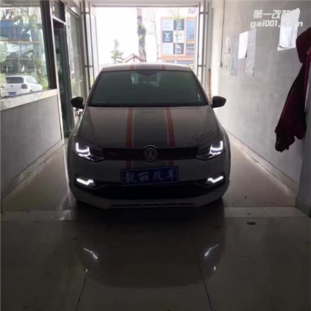 濰坊POLO車燈改裝單U套件