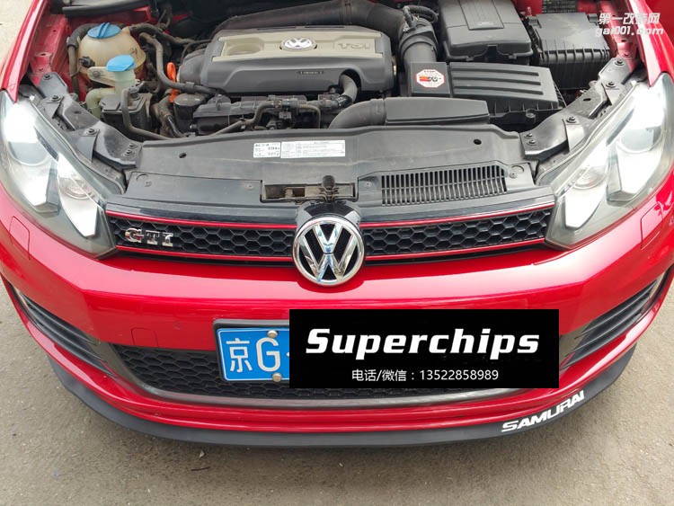 2013年高爾夫6 GTI直刷ECU動(dòng)力升級(jí)，國(guó)際改裝品牌Superchips調(diào)校程序