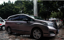 本田艾力紳車身改色貼膜電光棕灰