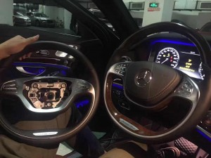 上門深圳，奔馳S級桃木方向盤，氣度非凡