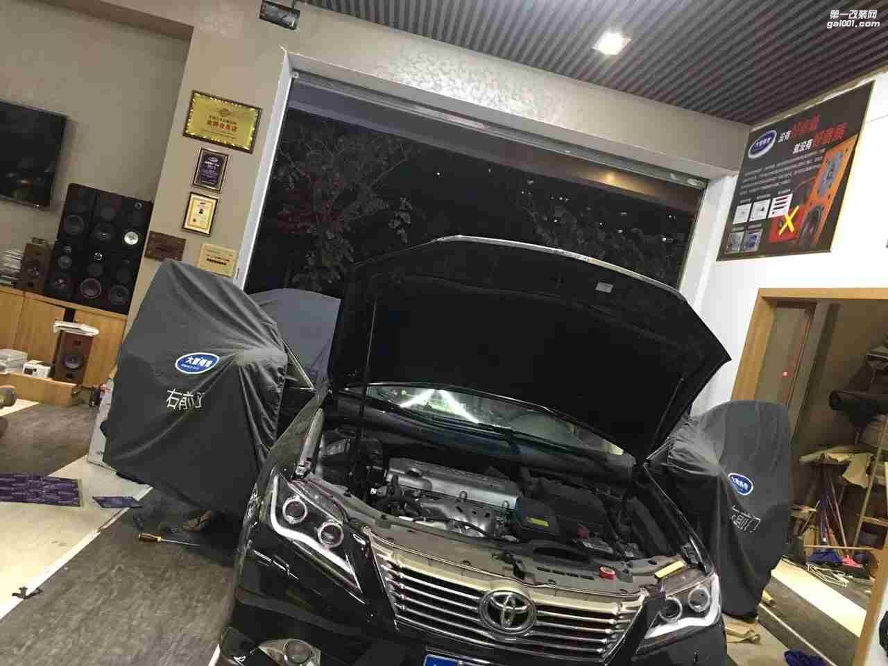 汕頭市星悅汽車音響升級中心凱美瑞升級4門大能隔音改裝音響赫茲喇叭歐迪臣功放處理器bit ten.完美的演繹