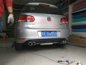 大眾高爾6.7改裝排氣